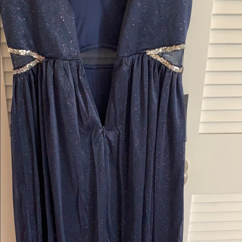 2x HP! 💕 Blue Sequined Prom Dress - Picture 6 of 6